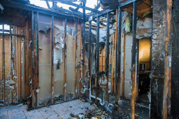 Professional Fire Damage Removal technician working in Pearson, GA